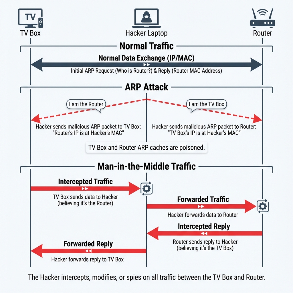 MITM Attack Diagram